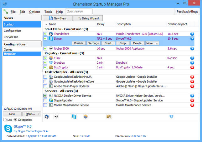 Chameleon Startup Manager Pro Full
