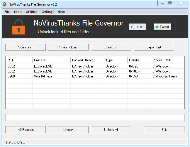 NoVirusThanks File Governor Full