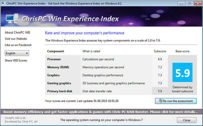 ChrisPC Win Experience Index Full