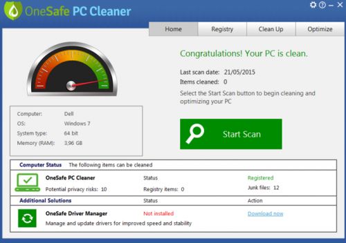 OneSafe PC Cleaner Full