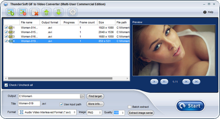 ThunderSoft GIF to Video Converter Full