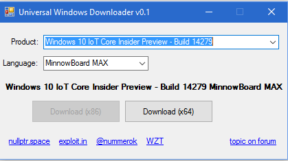Universal Windows Downloader indir