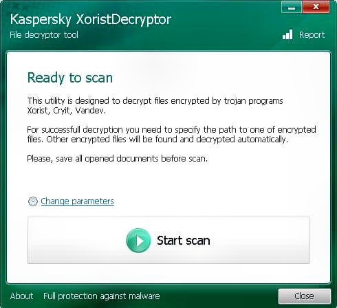 Kaspersky XoristDecryptor Full