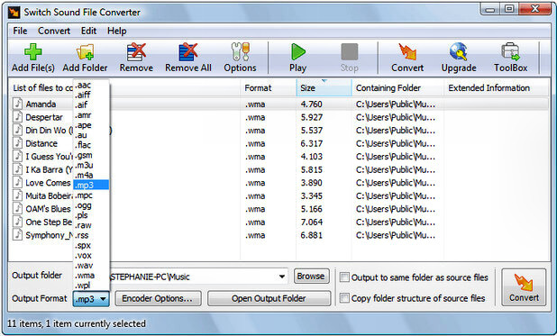 NCH Switch Audio File Converter Plus Full