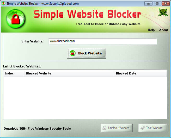 Simple Website Blocker Full