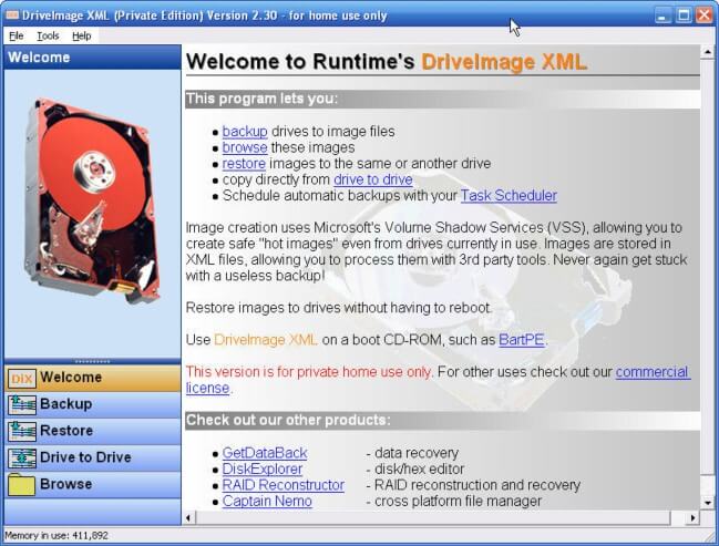 DriveImage XML Full
