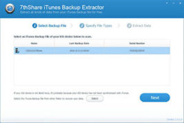 7thShare iTunes Backup Extractor Full
