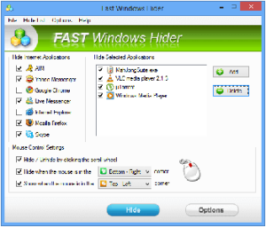 Fast Windows Hider Full